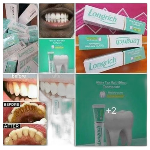 Dentifrice Longrich White Tea – Dents Propres et Sourire Éclatant