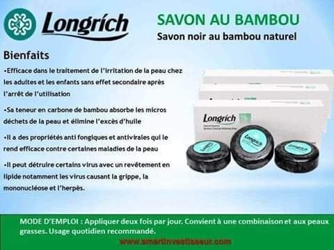 Savon Bambou Charbon Longrich – Nettoyage en Douceur au Quotidien