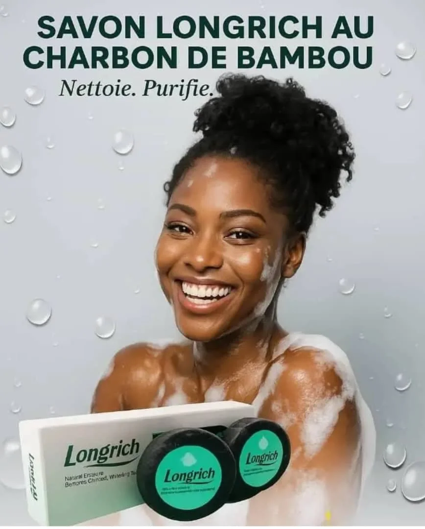 Savon Bambou Charbon Longrich – Nettoyage en Douceur au Quotidien