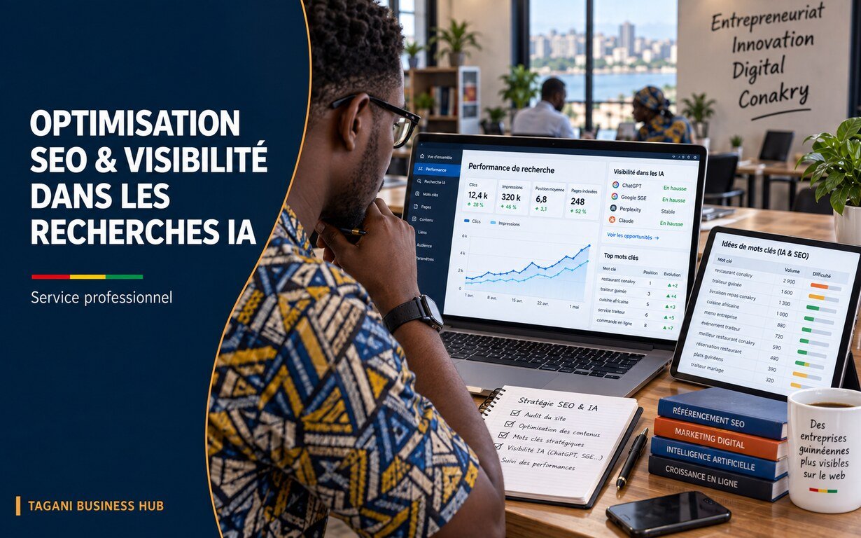 Optimisation SEO et visibilité dans les recherches IA